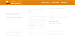 Desktop Screenshot of mzz-muldenservice.ch
